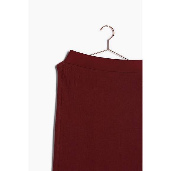 NEW MOD REF tina midi skirt in burgundy - Picture 4 of 4